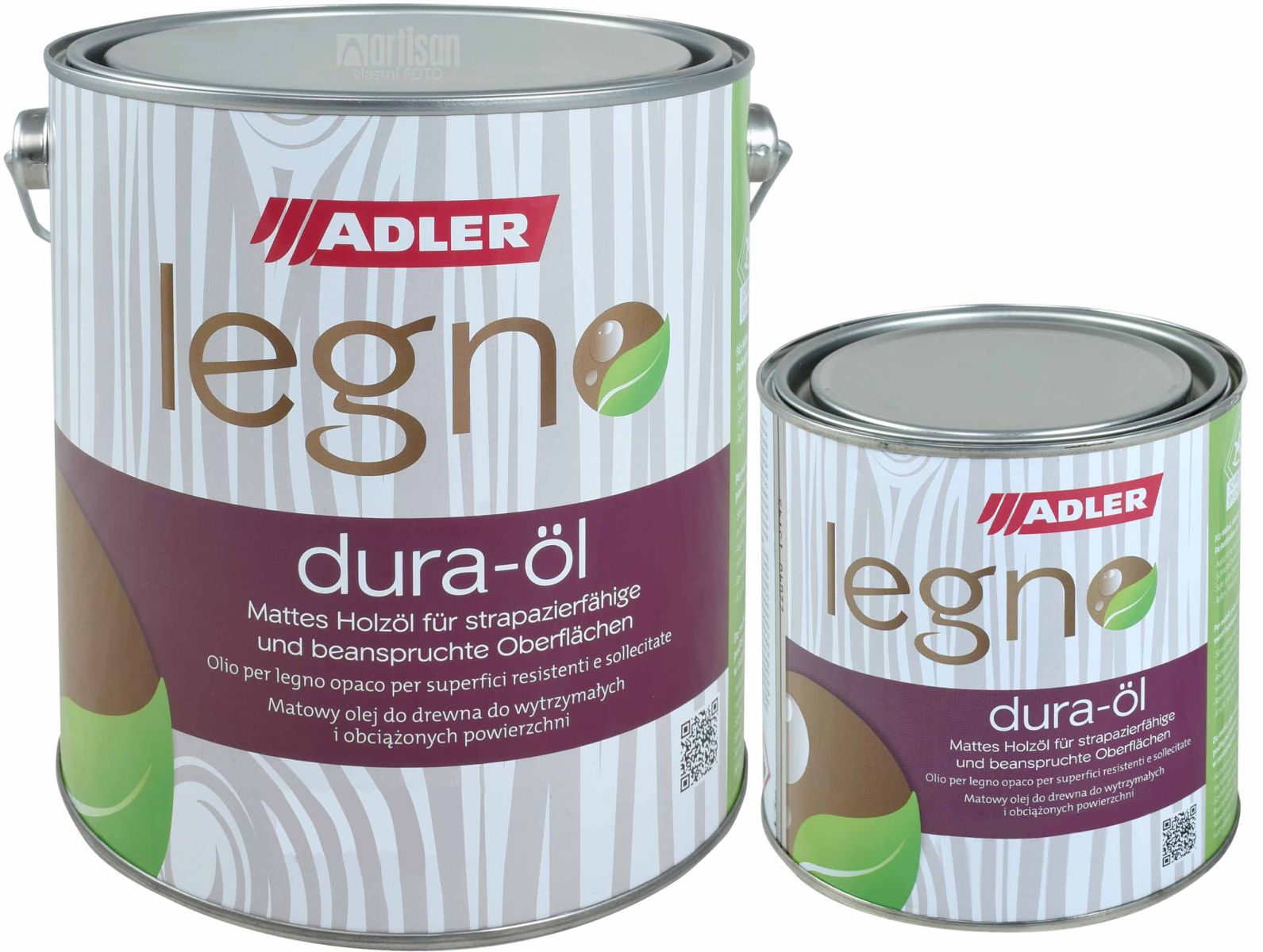 ADLER Legno Dura-Öl v objemu 0.75 l a 2.5 l